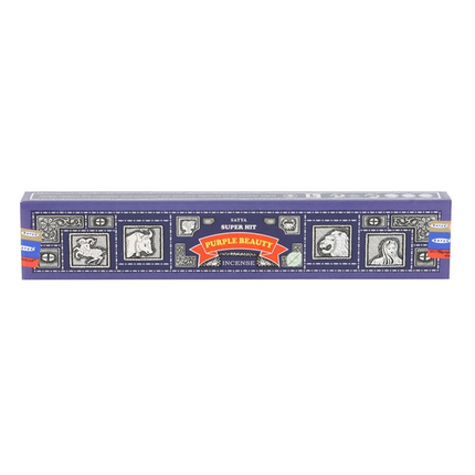 Set of 12 Satya Superhit Purple Beauty Incense 15g (12/50)