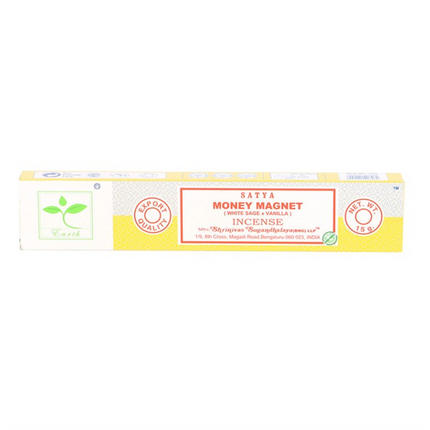 Set of 6 Earth Satya Money Magnet Incense (12/50)