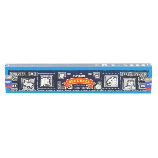 Set of 12 Satya Superhit Blue Bell Incense 15g (12/50)