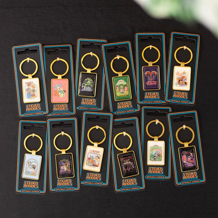 Love You To Death Keyring by Steven Rhodes