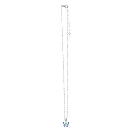 Forget-Me-Not Flower Necklace on Greeting Card