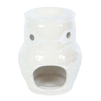 Owl Shaped Iridescent Oil Burner and Wax Warmer